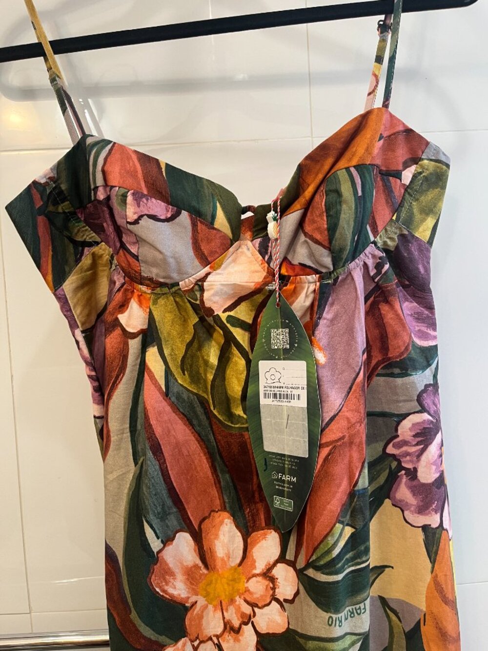 Farm Rio Maxi Dress Floral Pattern - Medium - Picture 5 of 5